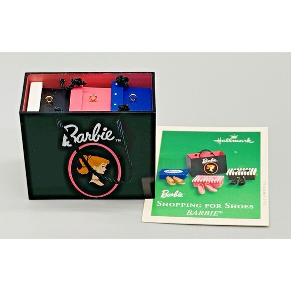 Hallmark Keepsake Barbie Celebration Shoes Silken Flame Holiday Ornament Lot 4 - Picture 14 of 16